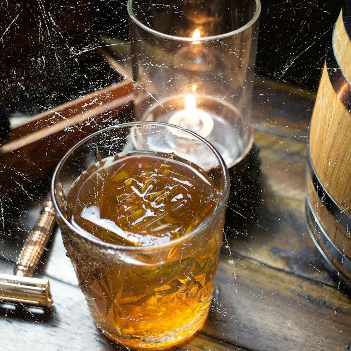 close up of a cocktail