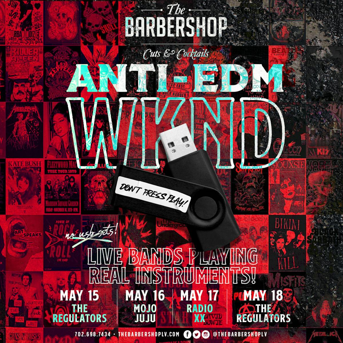 Live music Las Vegas Anti-EDM Weekend