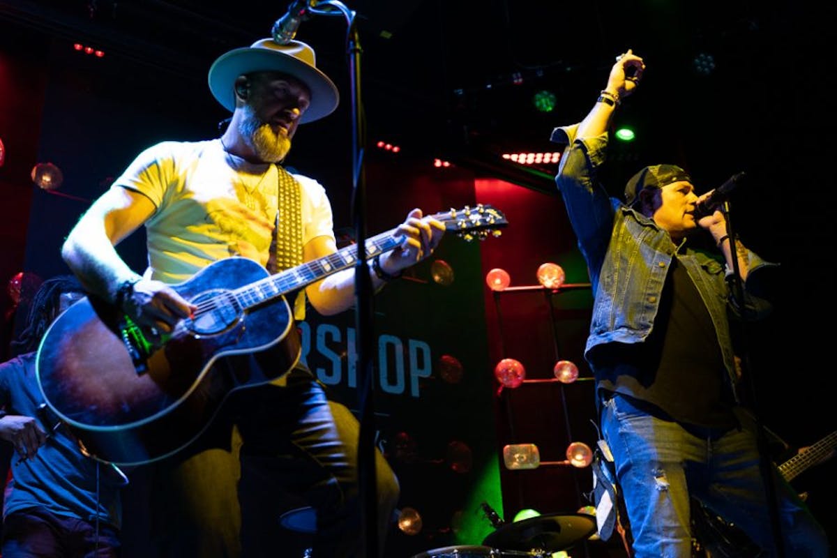 a music band playing
