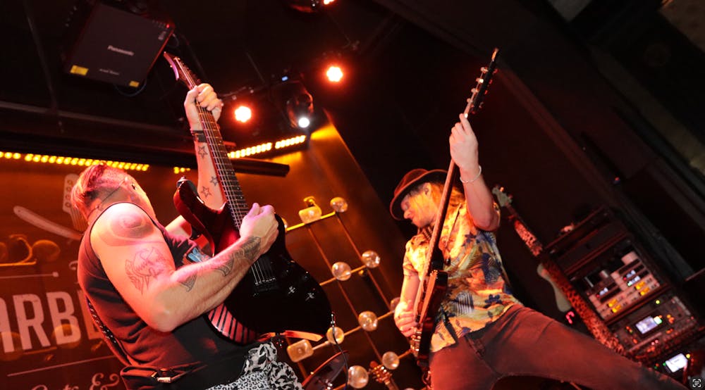 bass player and guitar player live music in las vegas