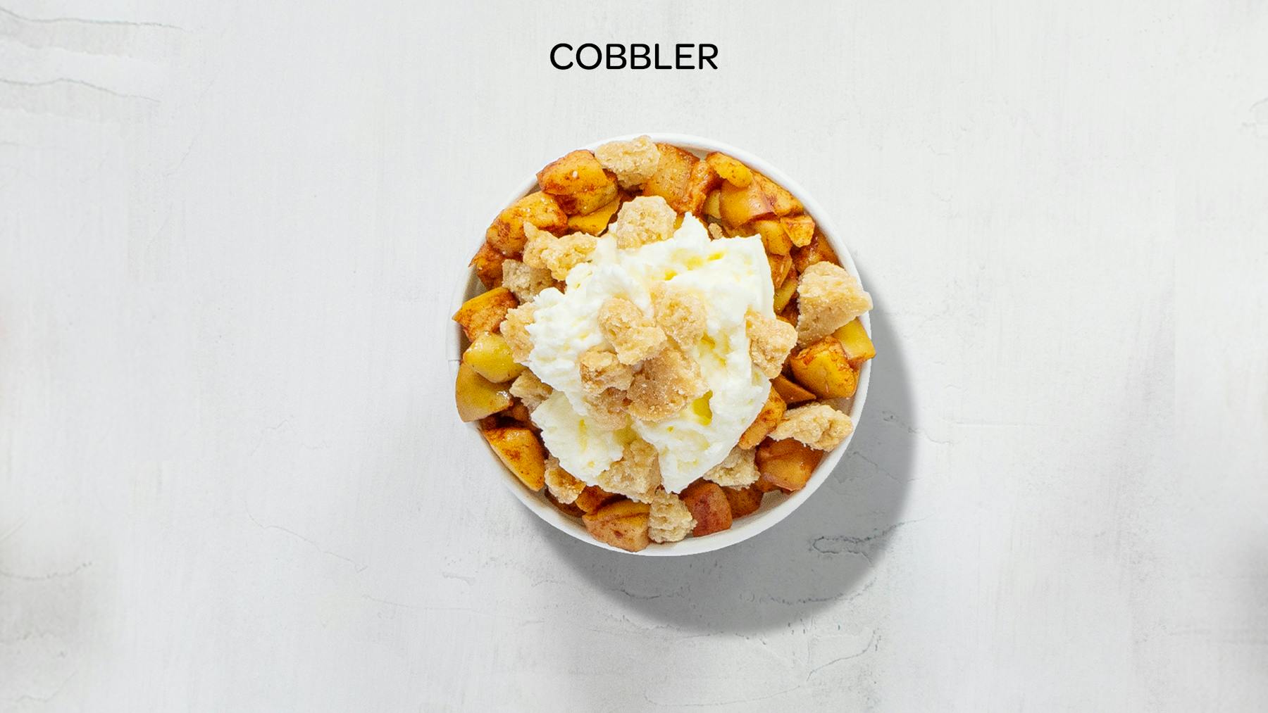 an overhead view of the cobbler honeybar