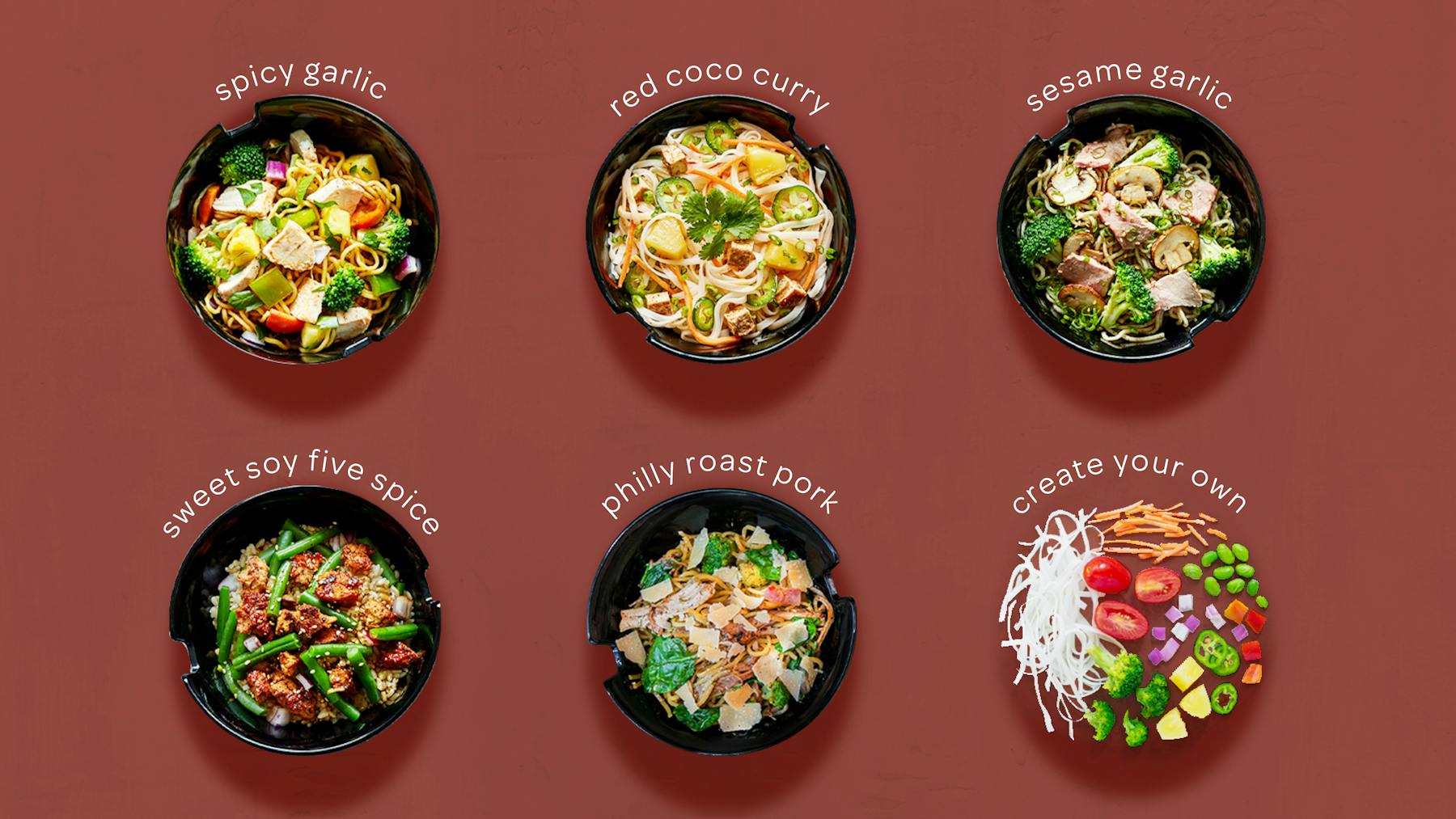 a bunch of food on a table