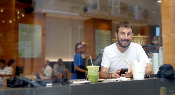 a man posing for the camera