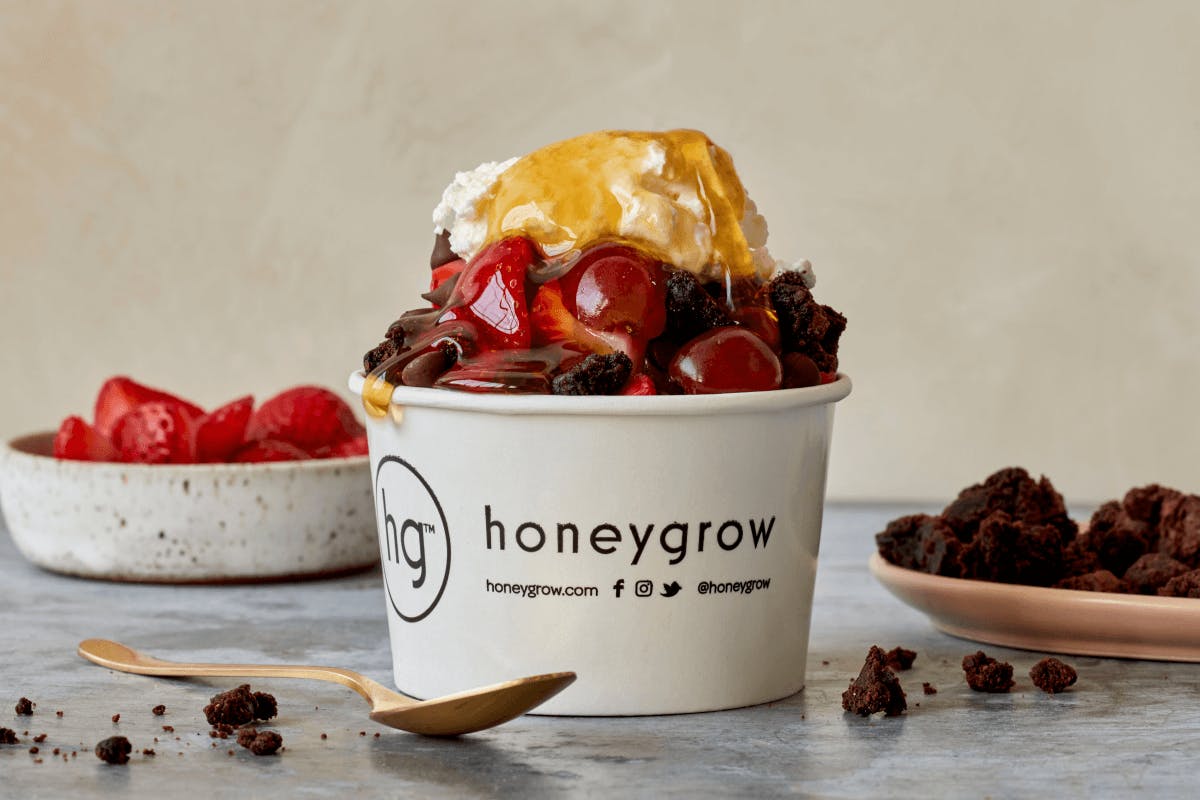 Menu Honeygrow in the US