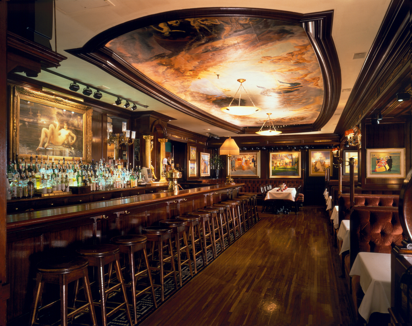 Best American restaurants in DC: Old Ebbitt Grill in Washington, DC - iconic historic saloon with Victorian decor, oyster bar, and classic tavern fare.