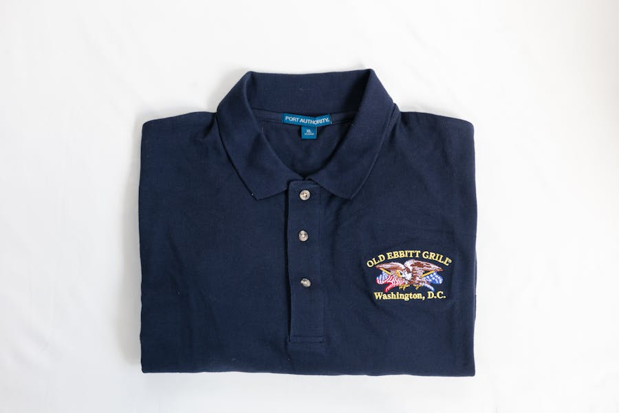 Old Ebbitt Grill Navy Collared Polo Shirt | Old Ebbitt Grill