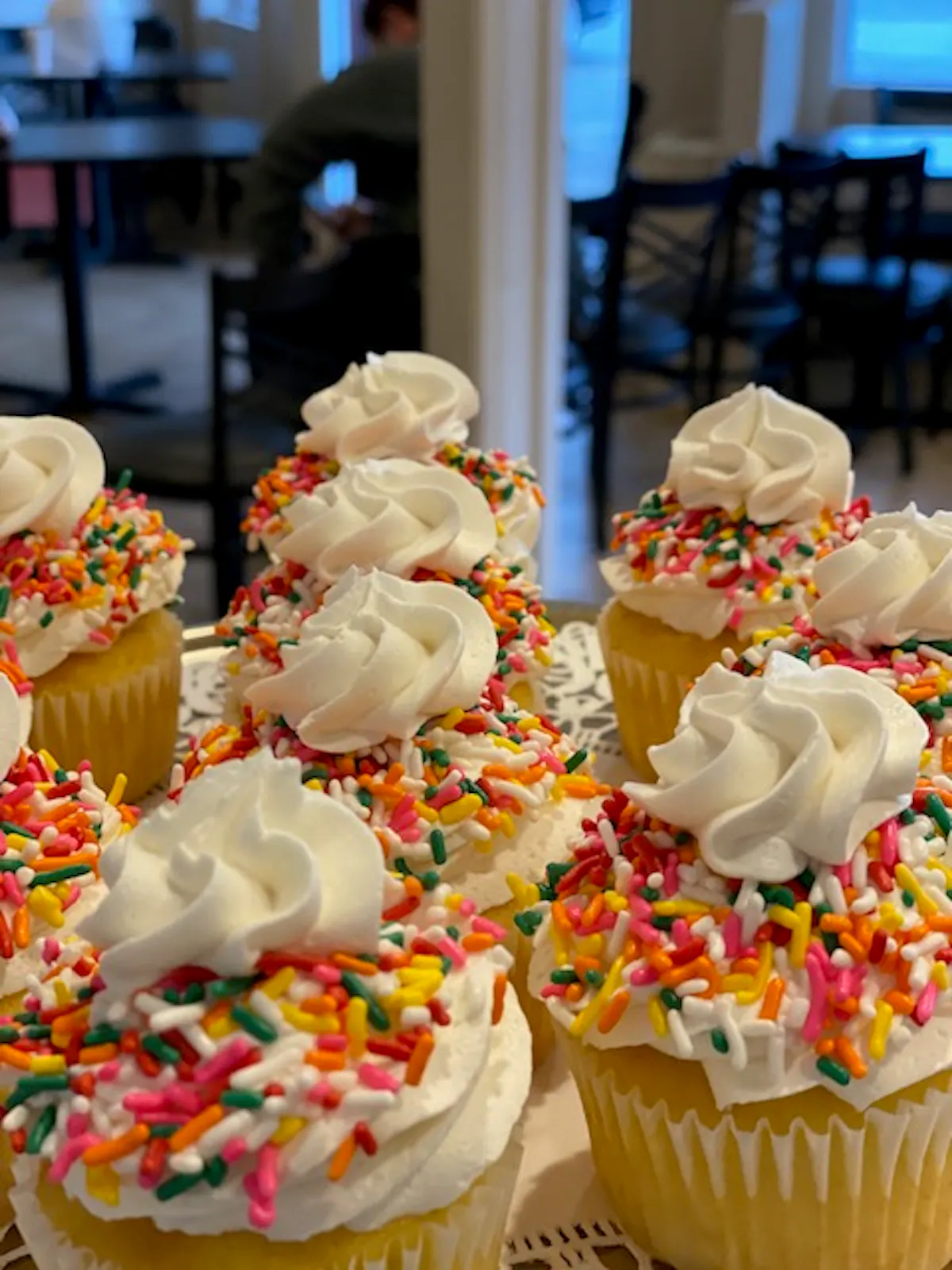 a close up of a decorated cake on a table