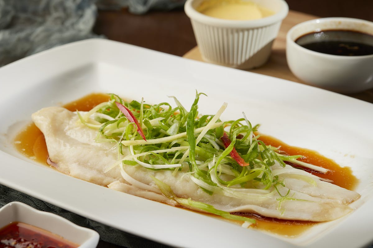 a plate of food on a table