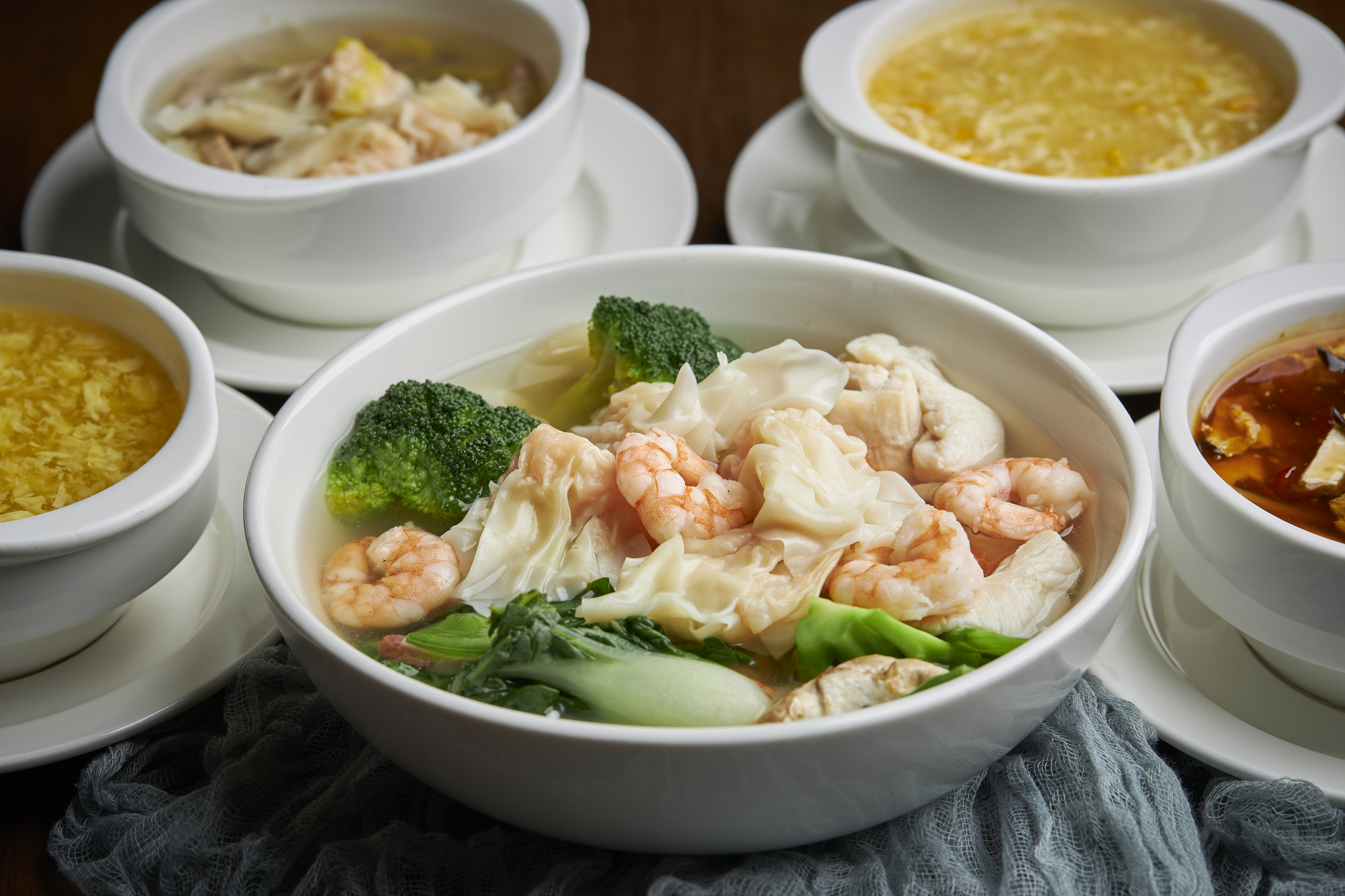 a bowl of food on a table