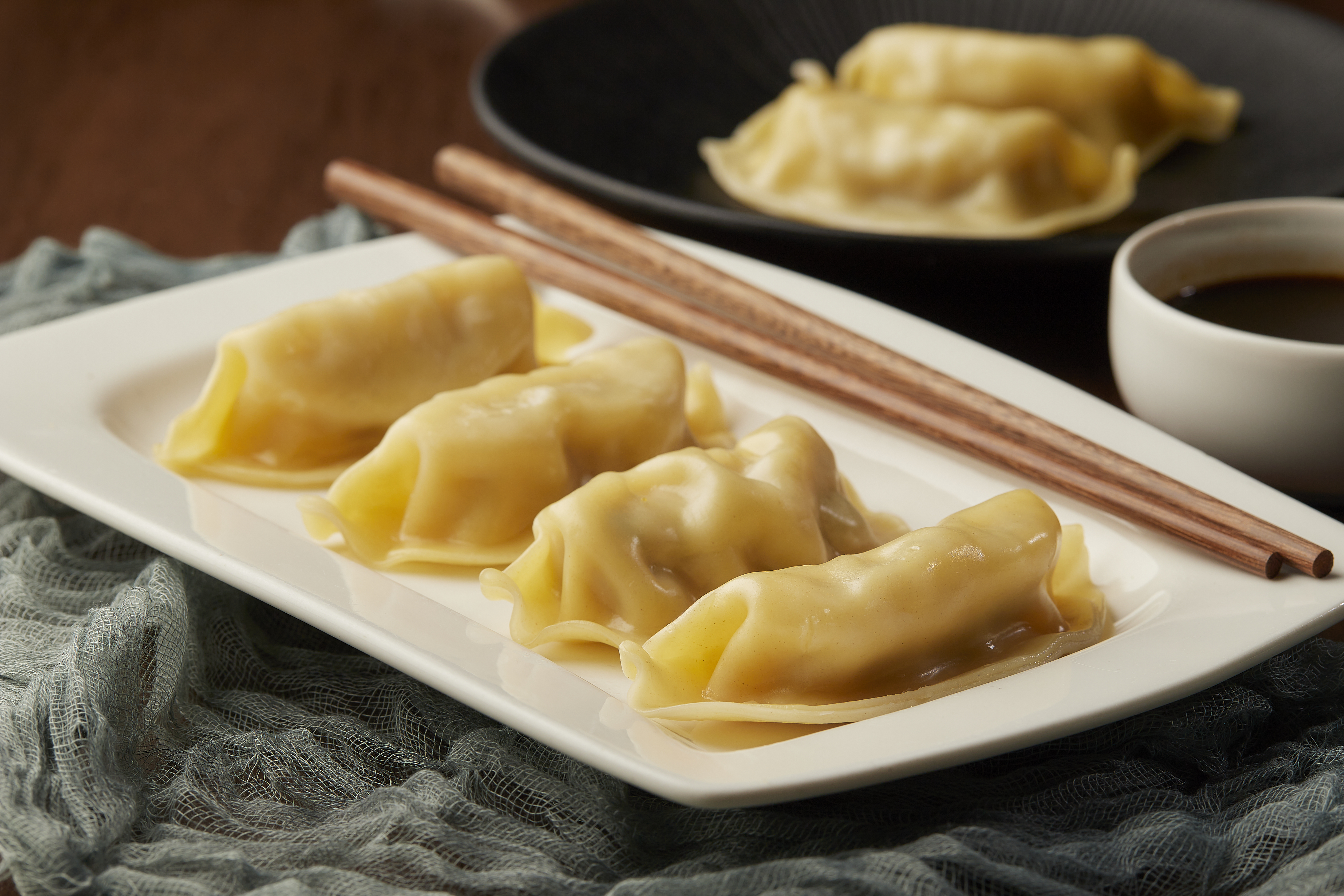 a close up of a plate of food