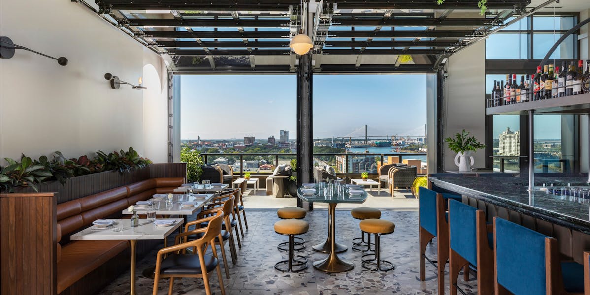 Hours + Location Bar Julian Rooftop Bar in Savannah, GA
