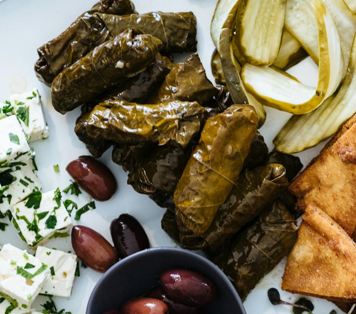 stuffed grape leaves