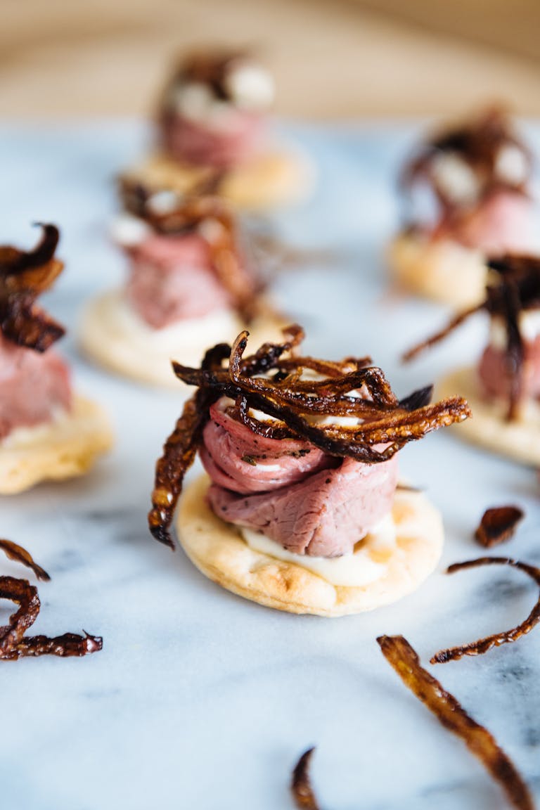 beef canape