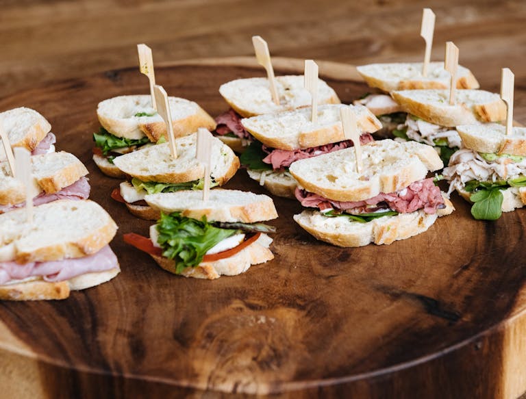 cocktail sandwich platter