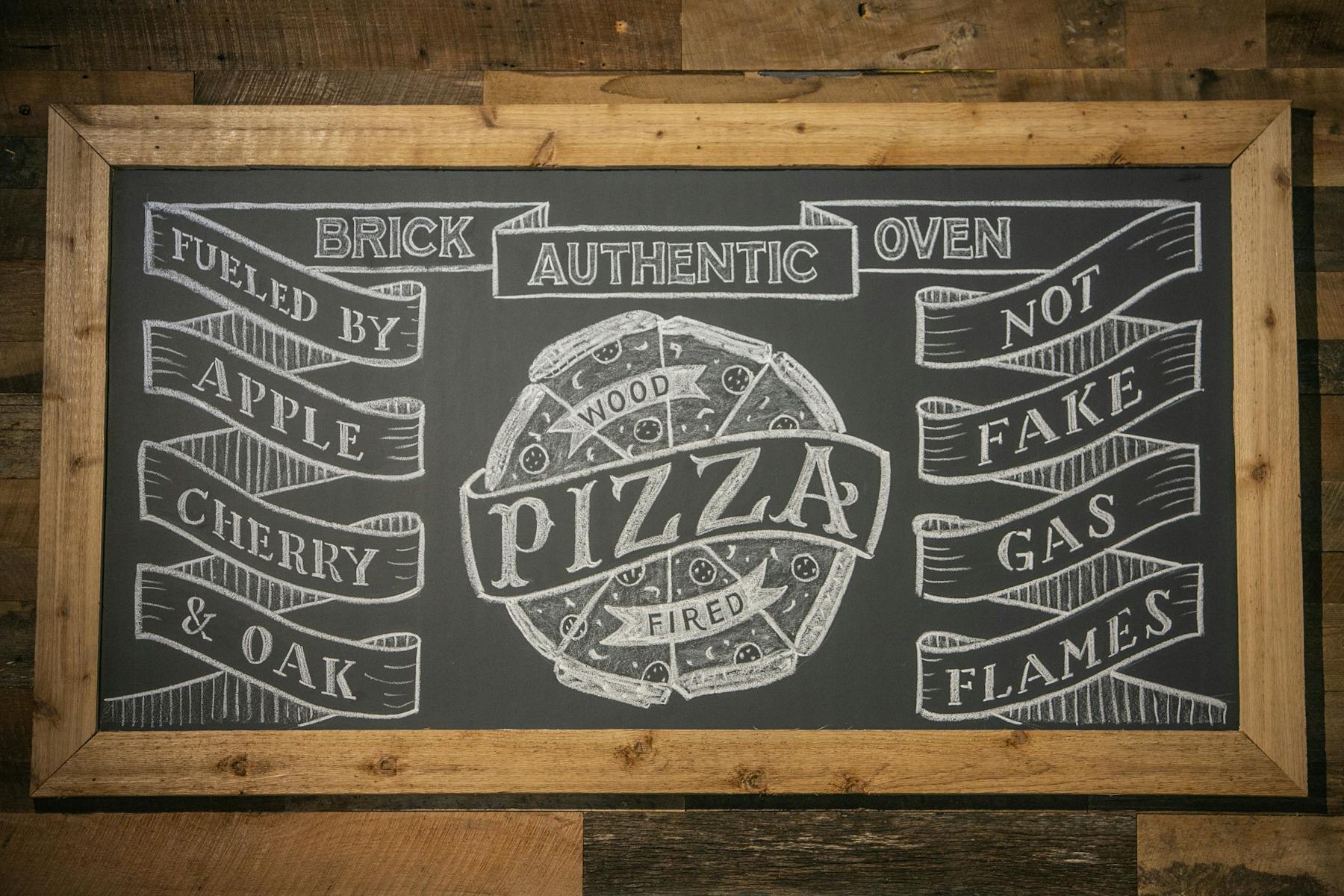 a chalk blackboard