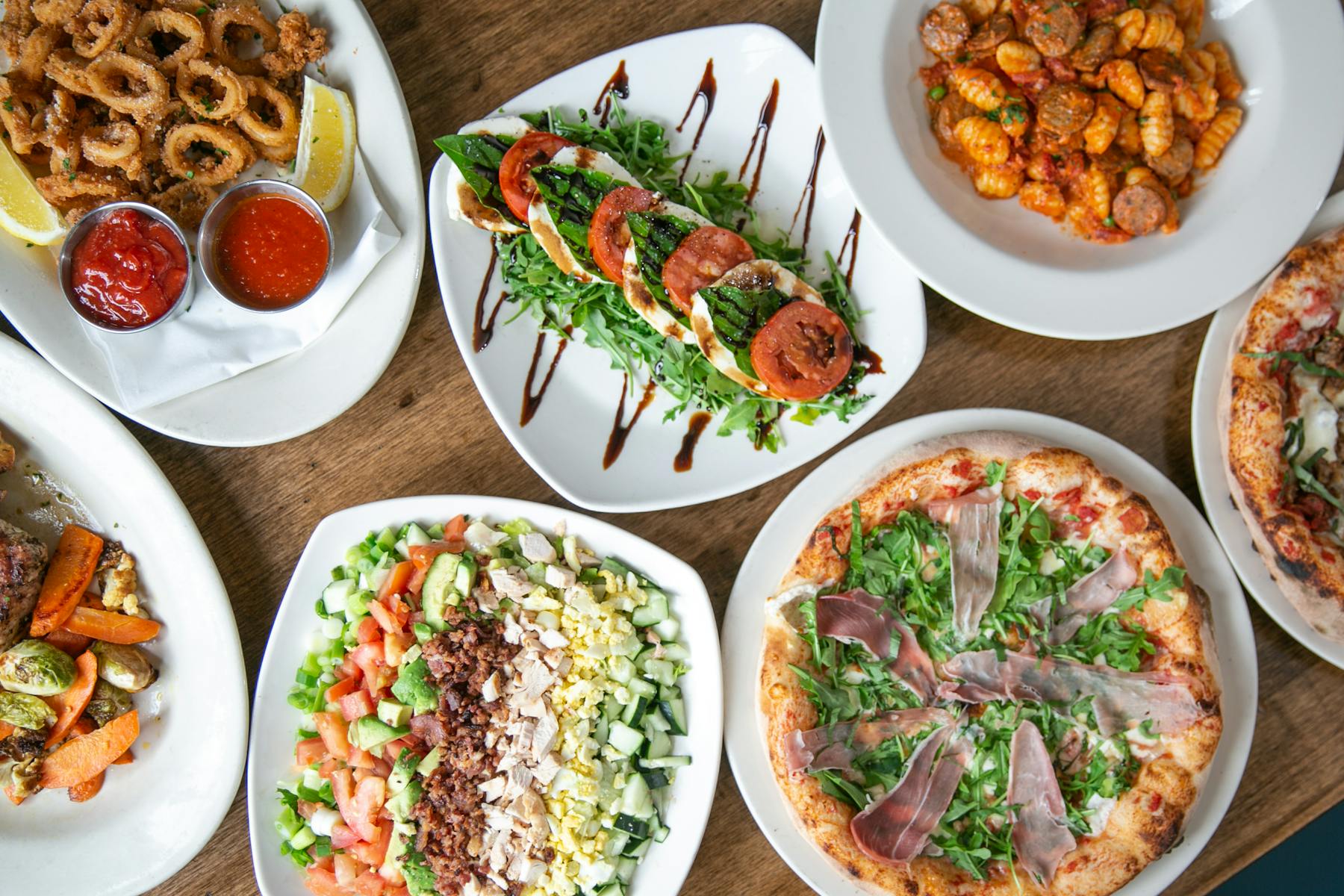 plates of food