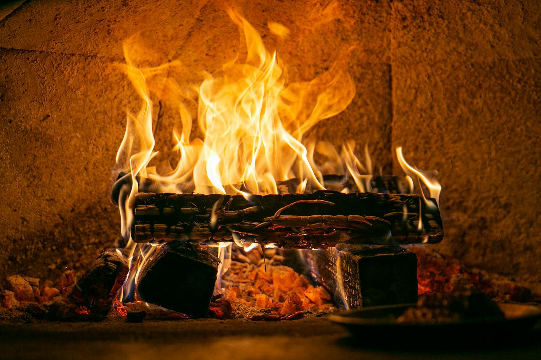 a fire