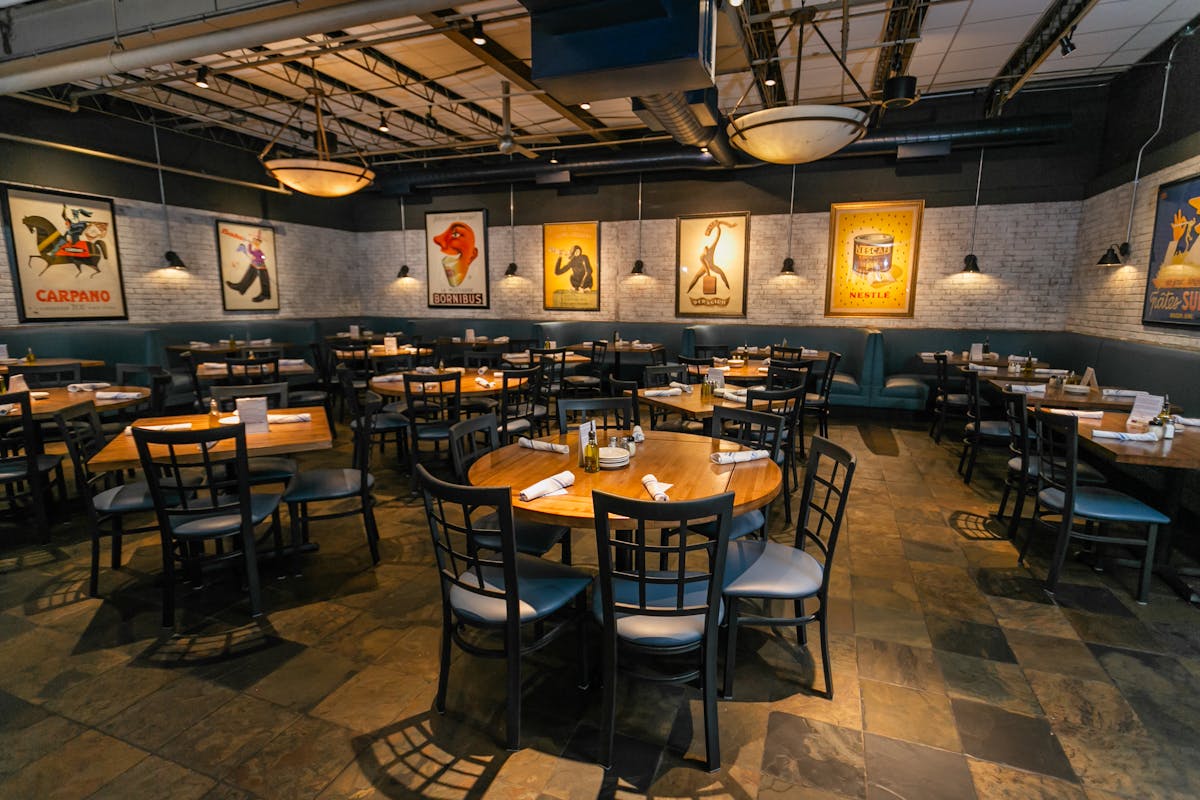 a dining room