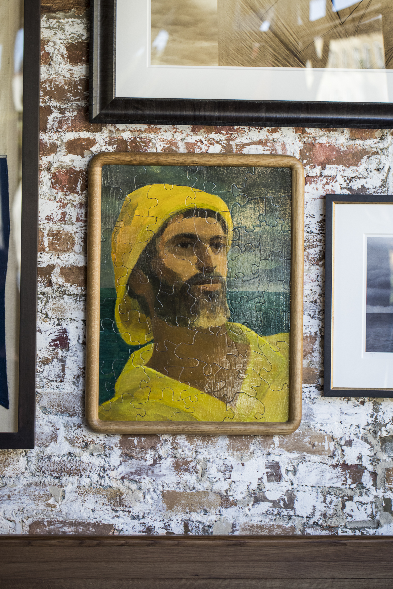 a painting on the wall