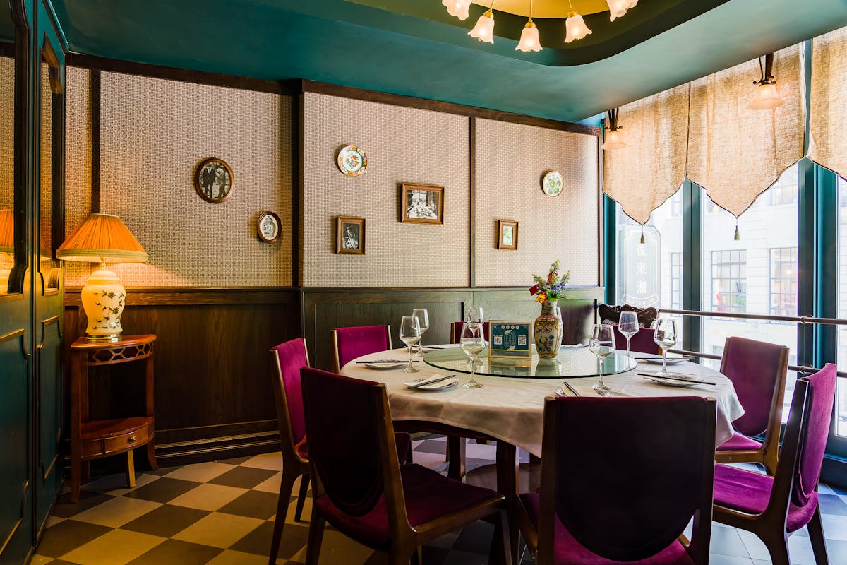 a dining room table