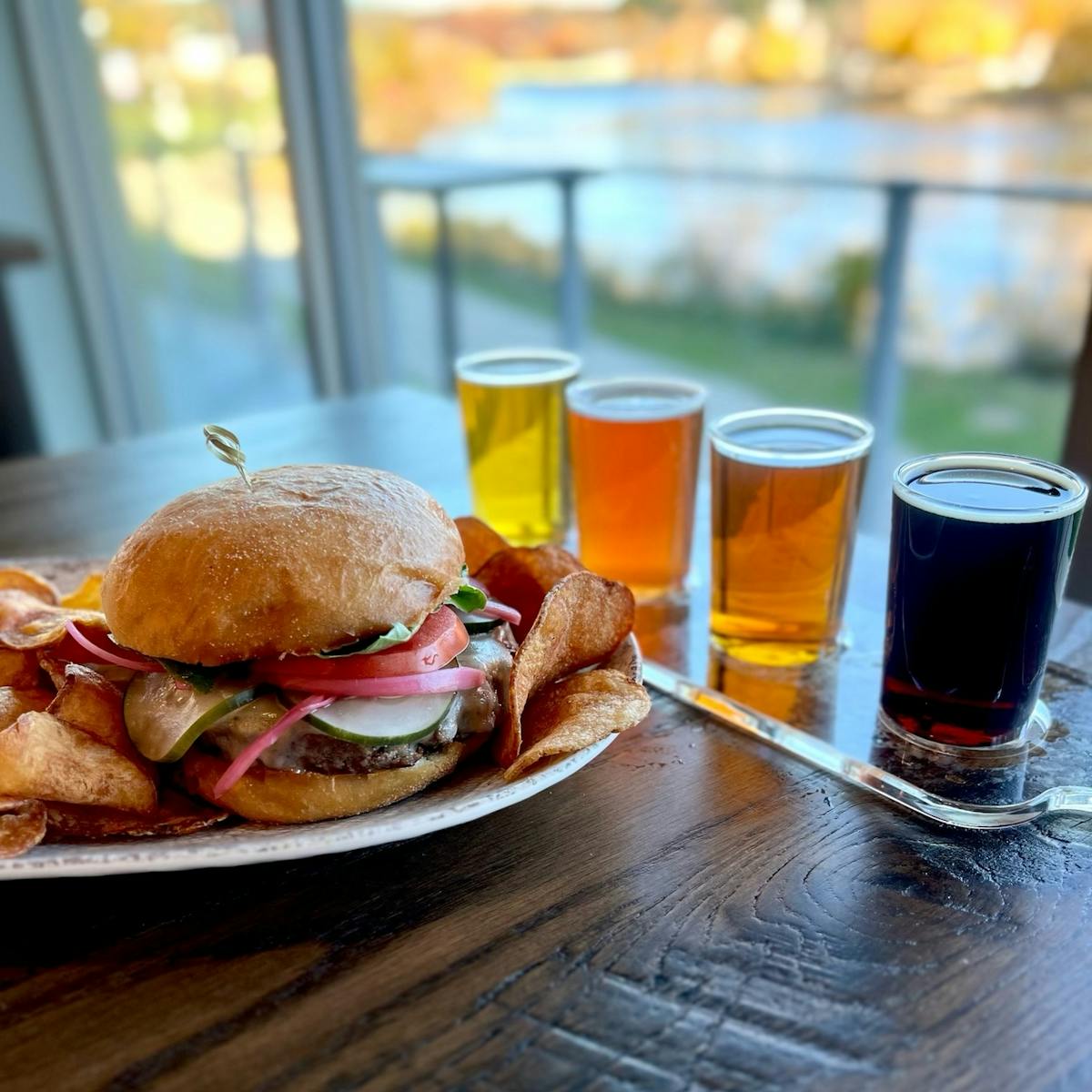 a sandwich sitting on top of a table
