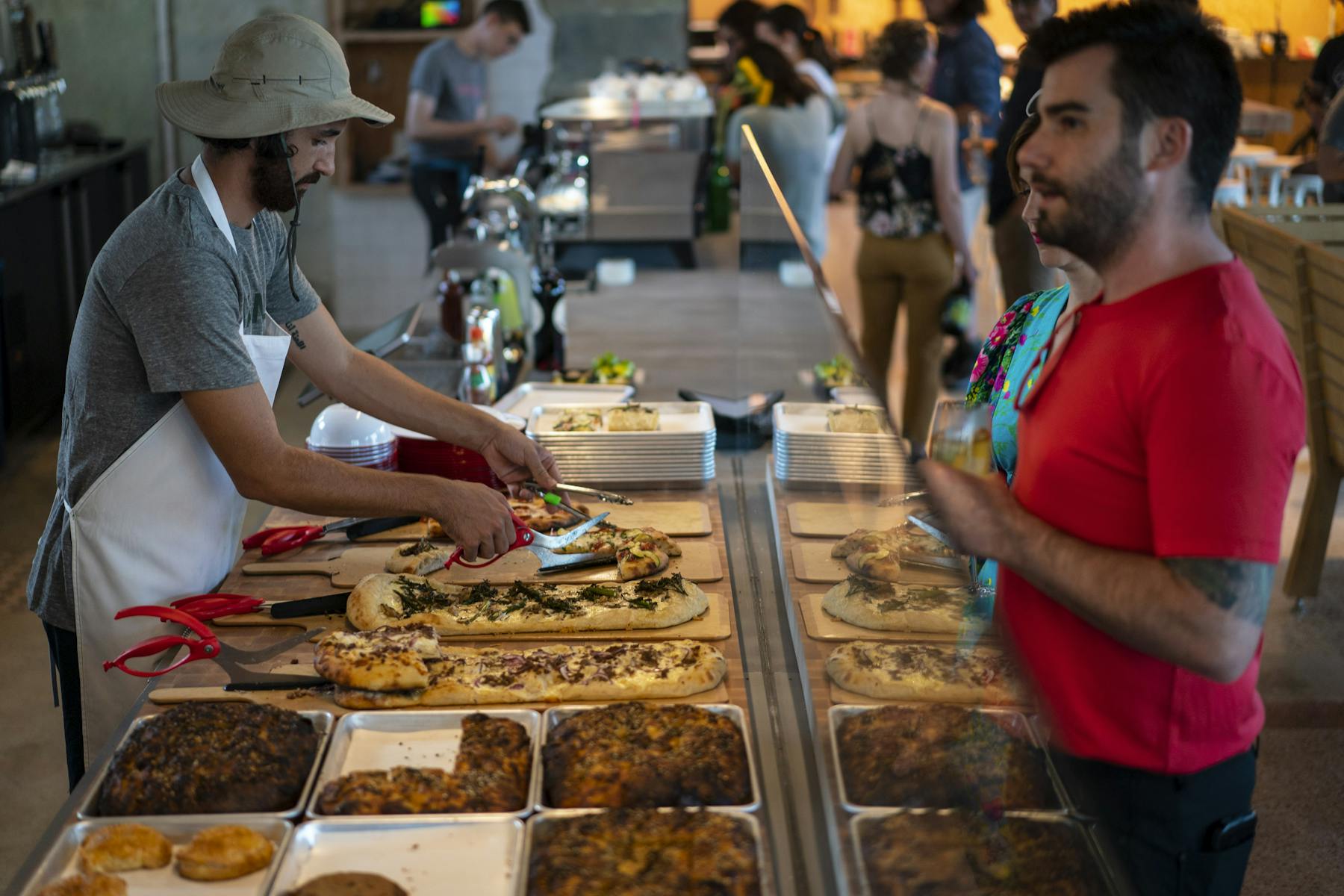 people dining