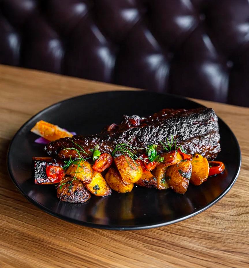 food in a plate