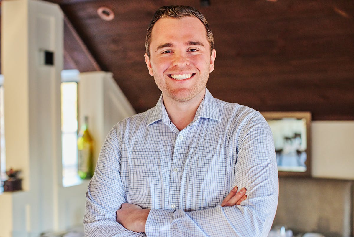 a man smiling for the camera