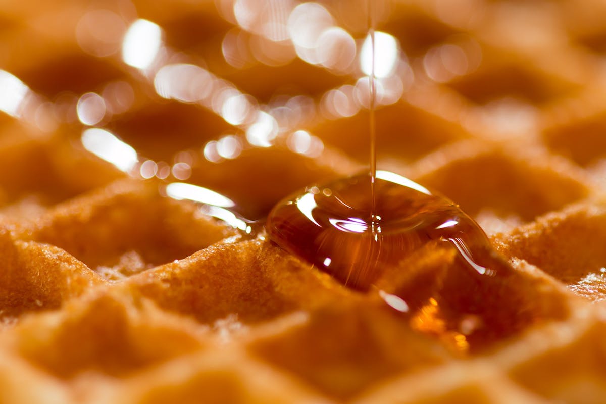 a close up of food