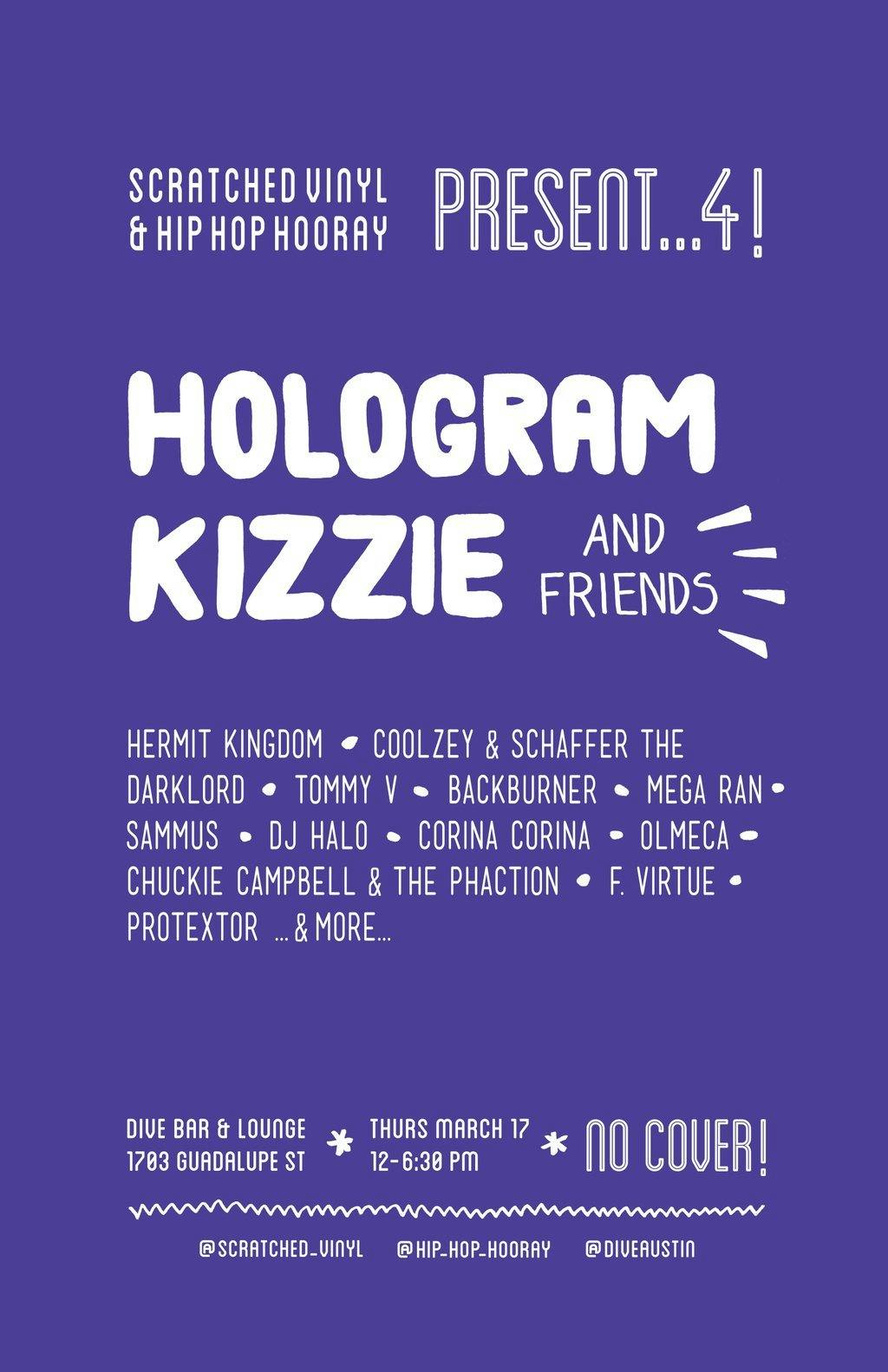 Scratched Vinyl Showcase Flier