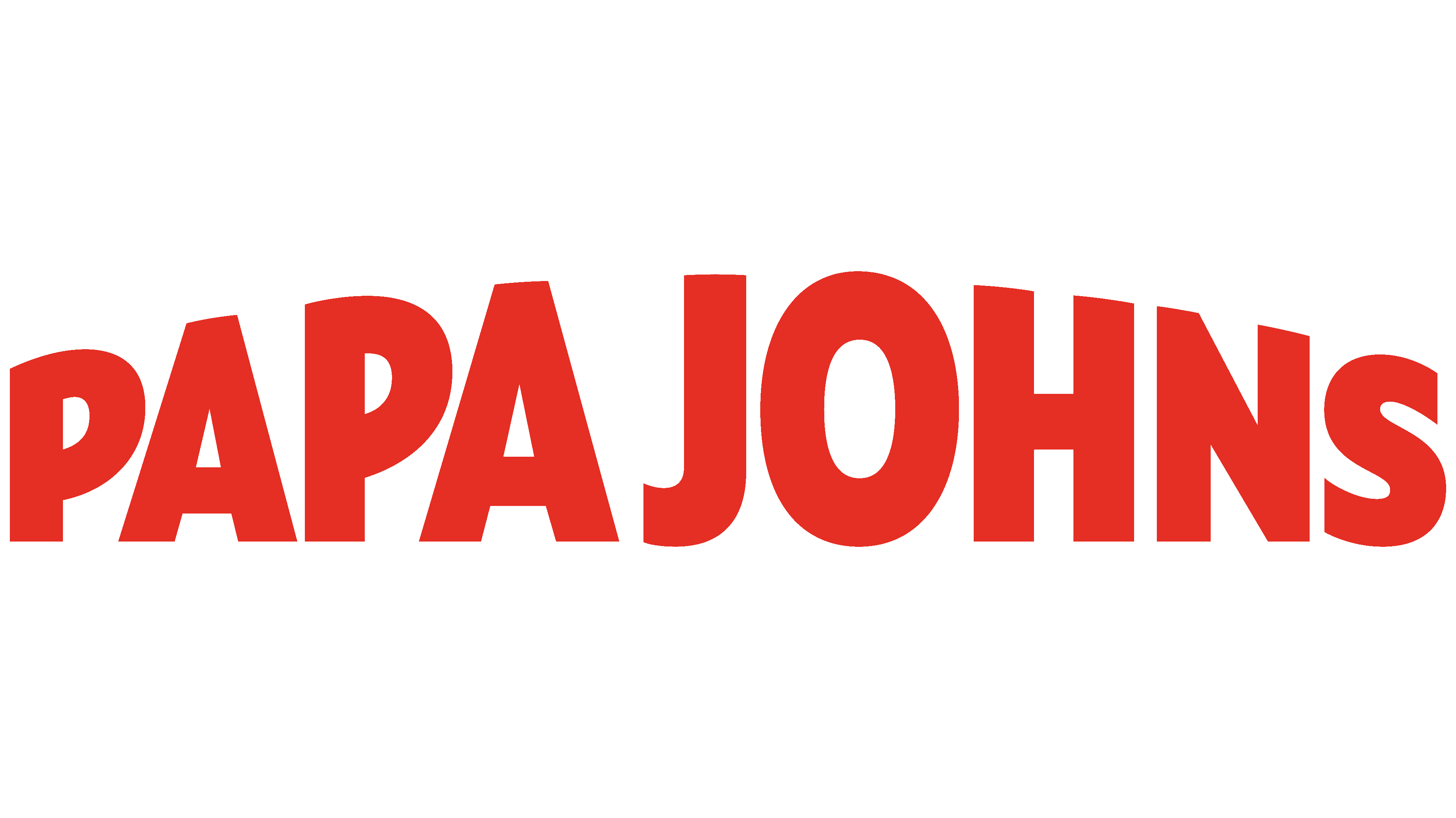 a red text on a black background