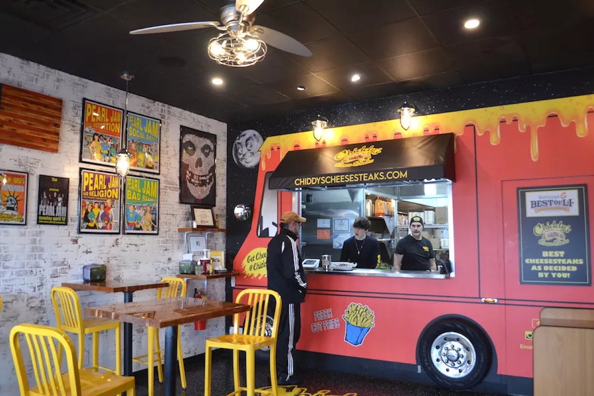 a close up of a restaurant