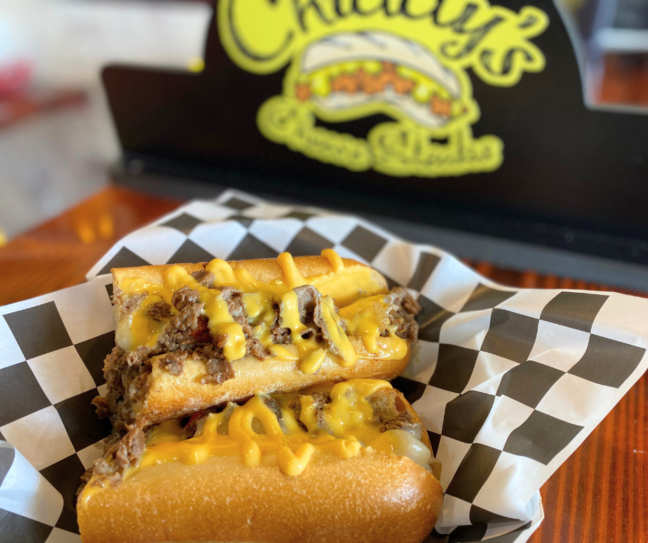 a close up of food on a table