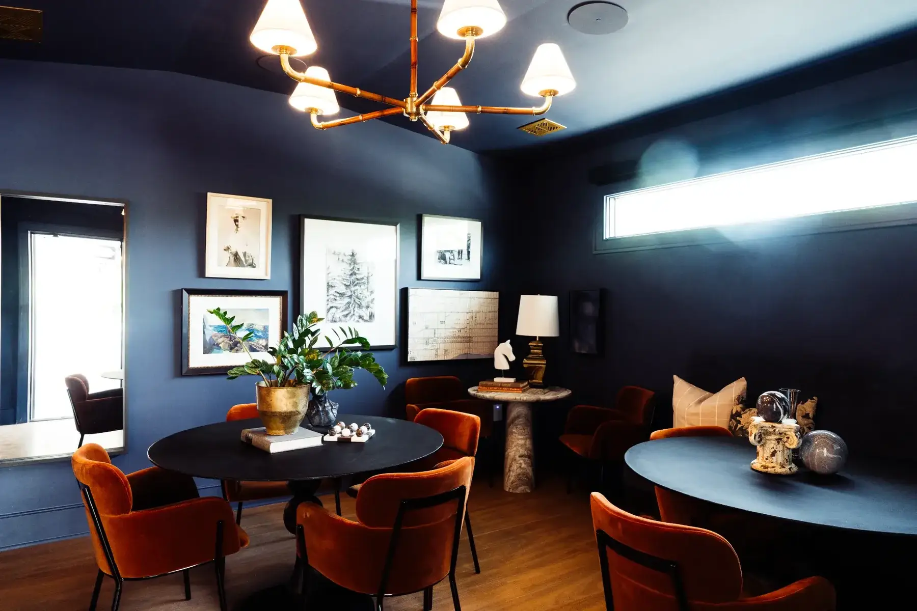 Private lounge space at The Waverly