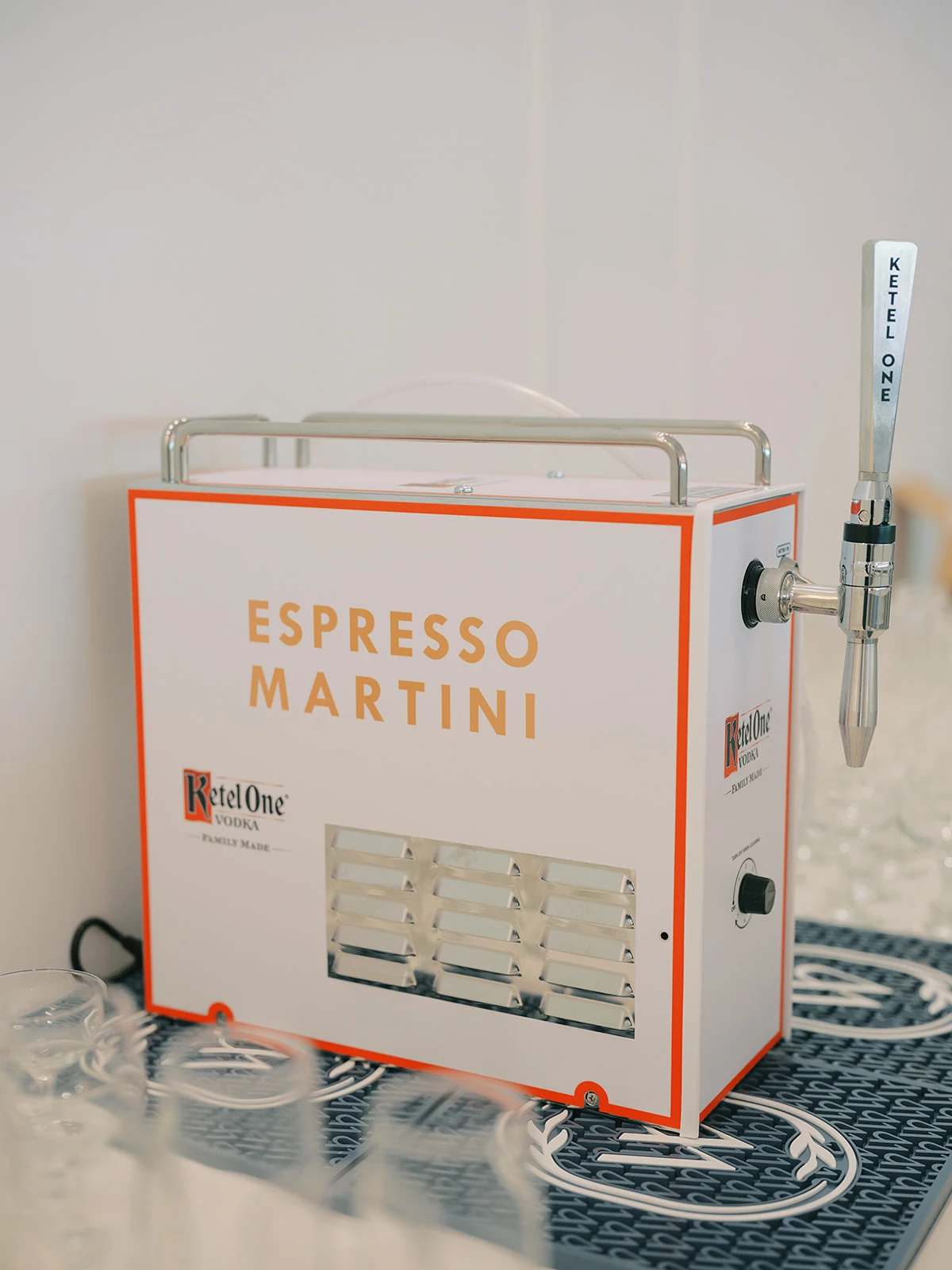 Espresso martini machine ready for beverage service at The Waverly
