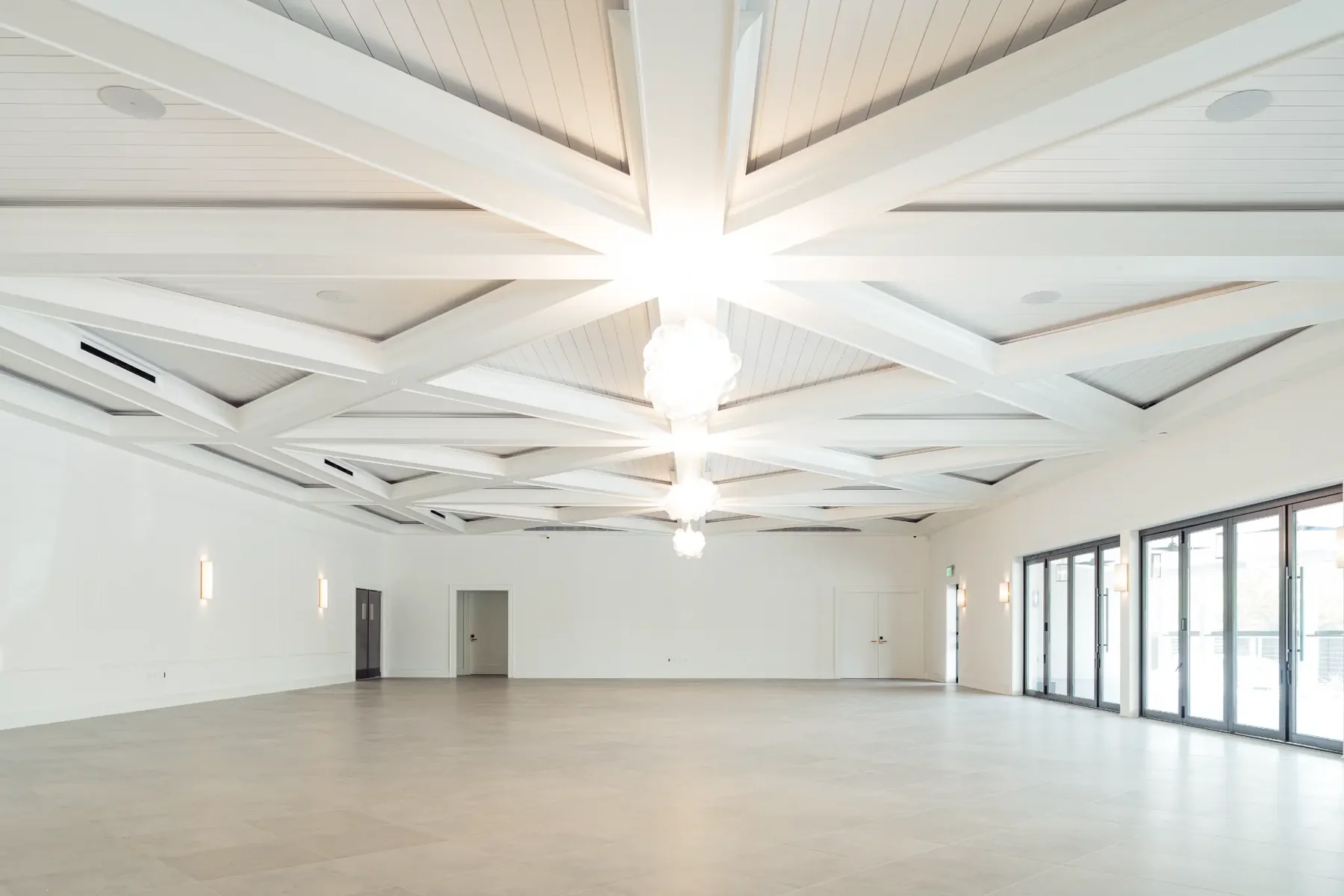 The 3,000-square-foot reception hall