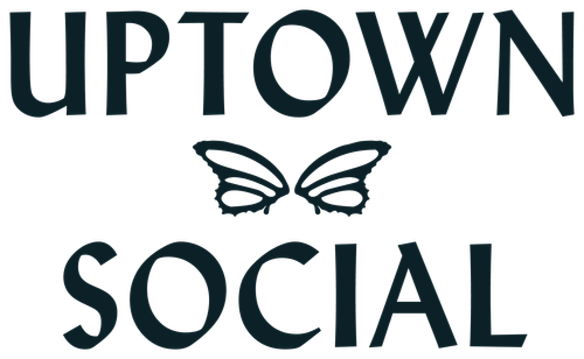 a black and white text with a butterfly wings