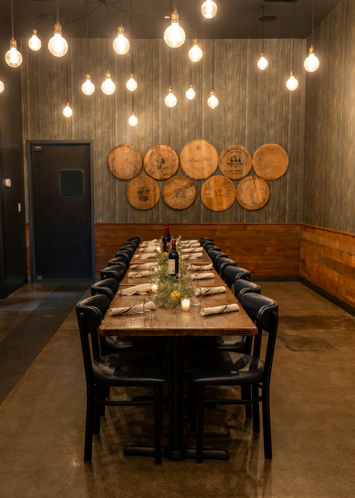 a wooden table