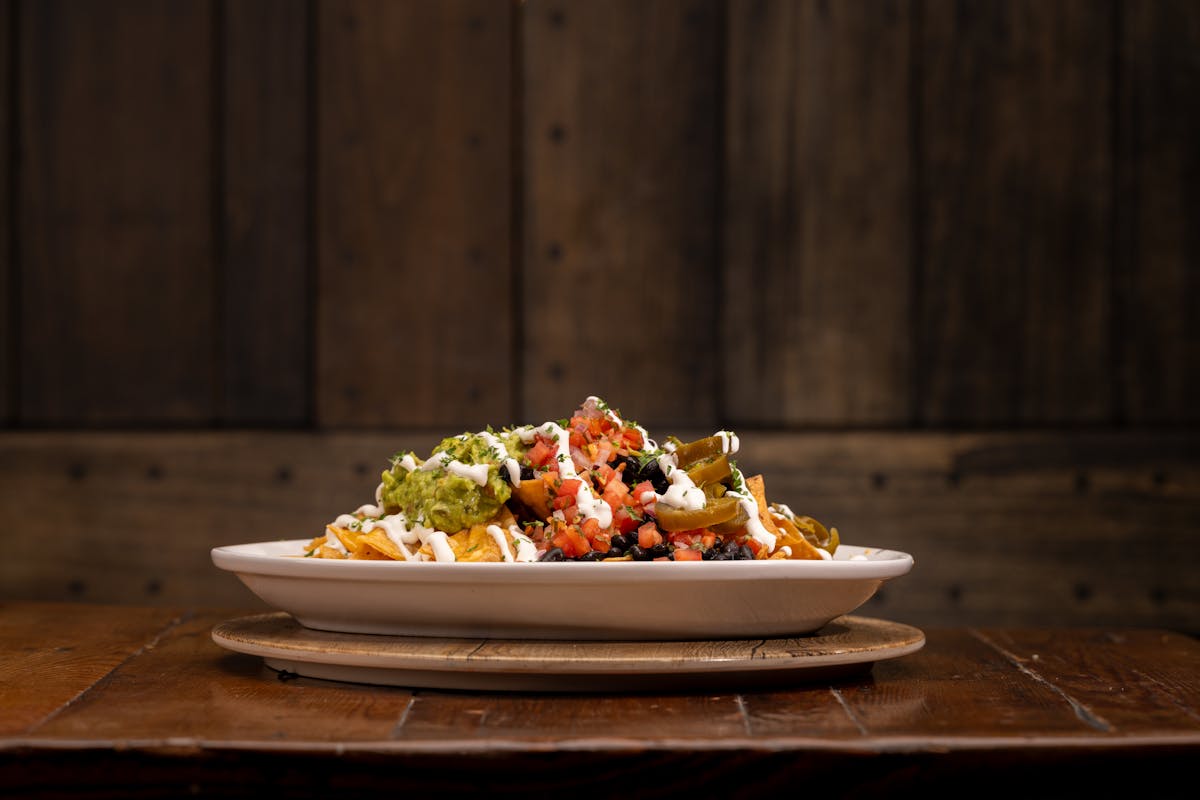 a plate of food on a table