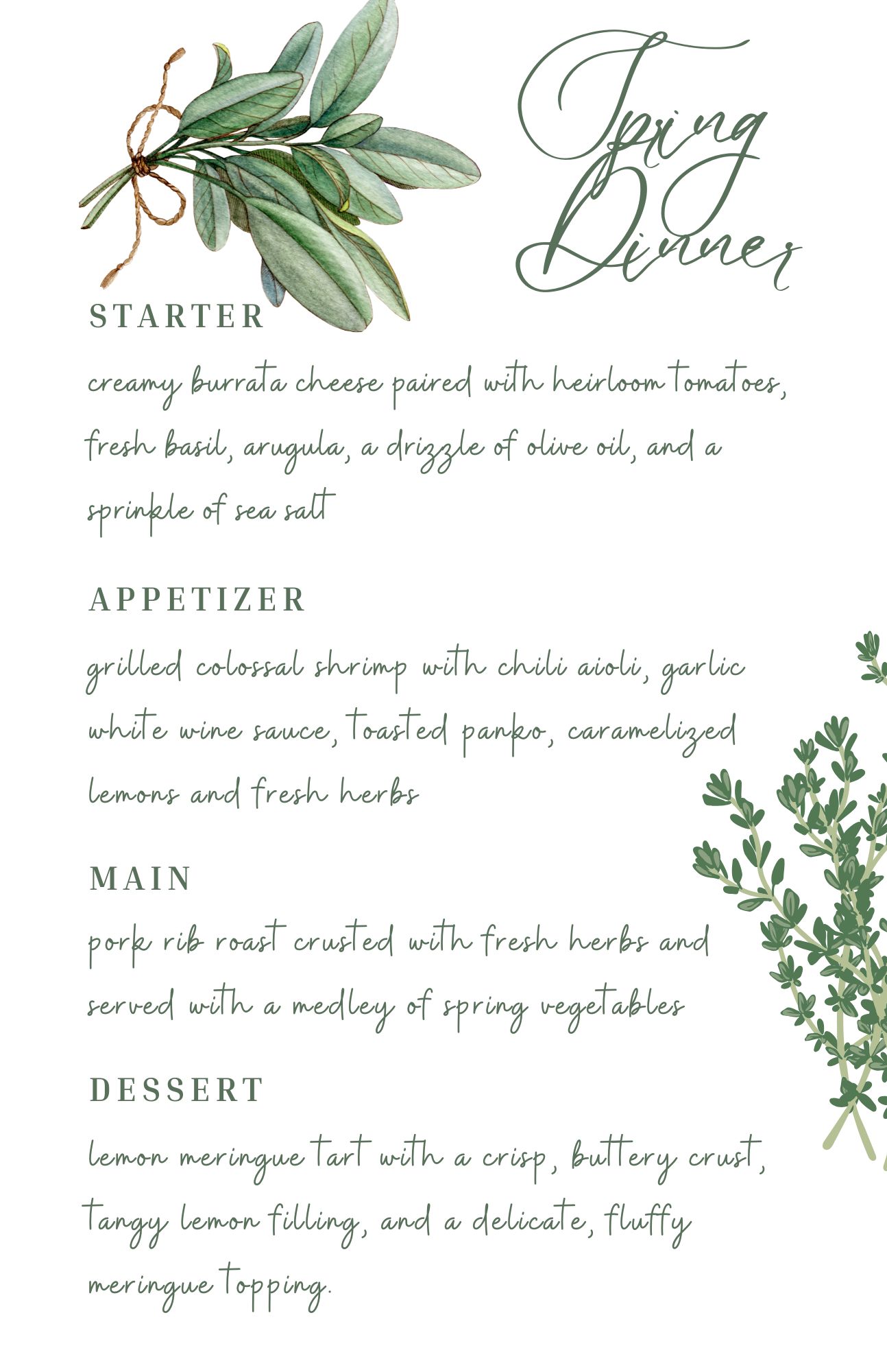 Chef's Spring Table 4-Course Dinner | Redwood Grill