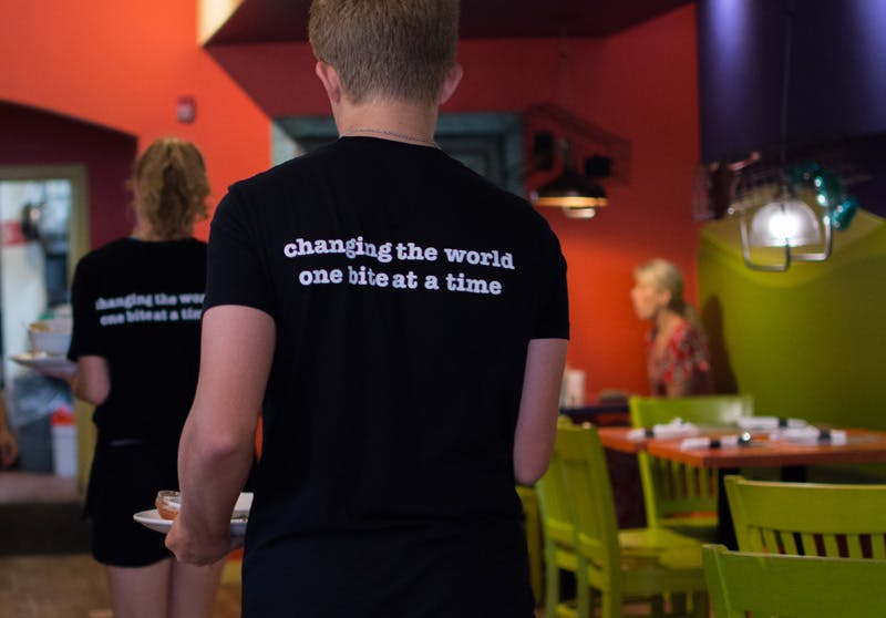 a man standing in a room