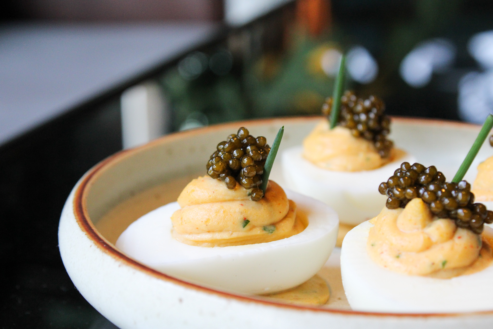 a plate of food on a table