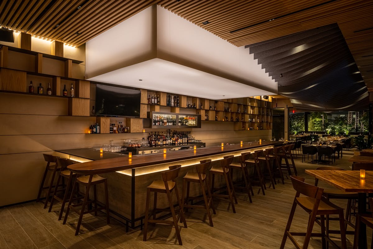 a dining room table