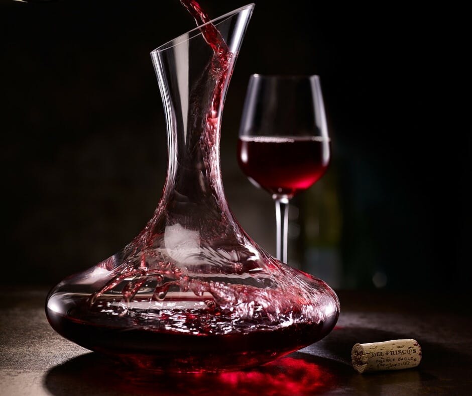 a close up of a wine glass