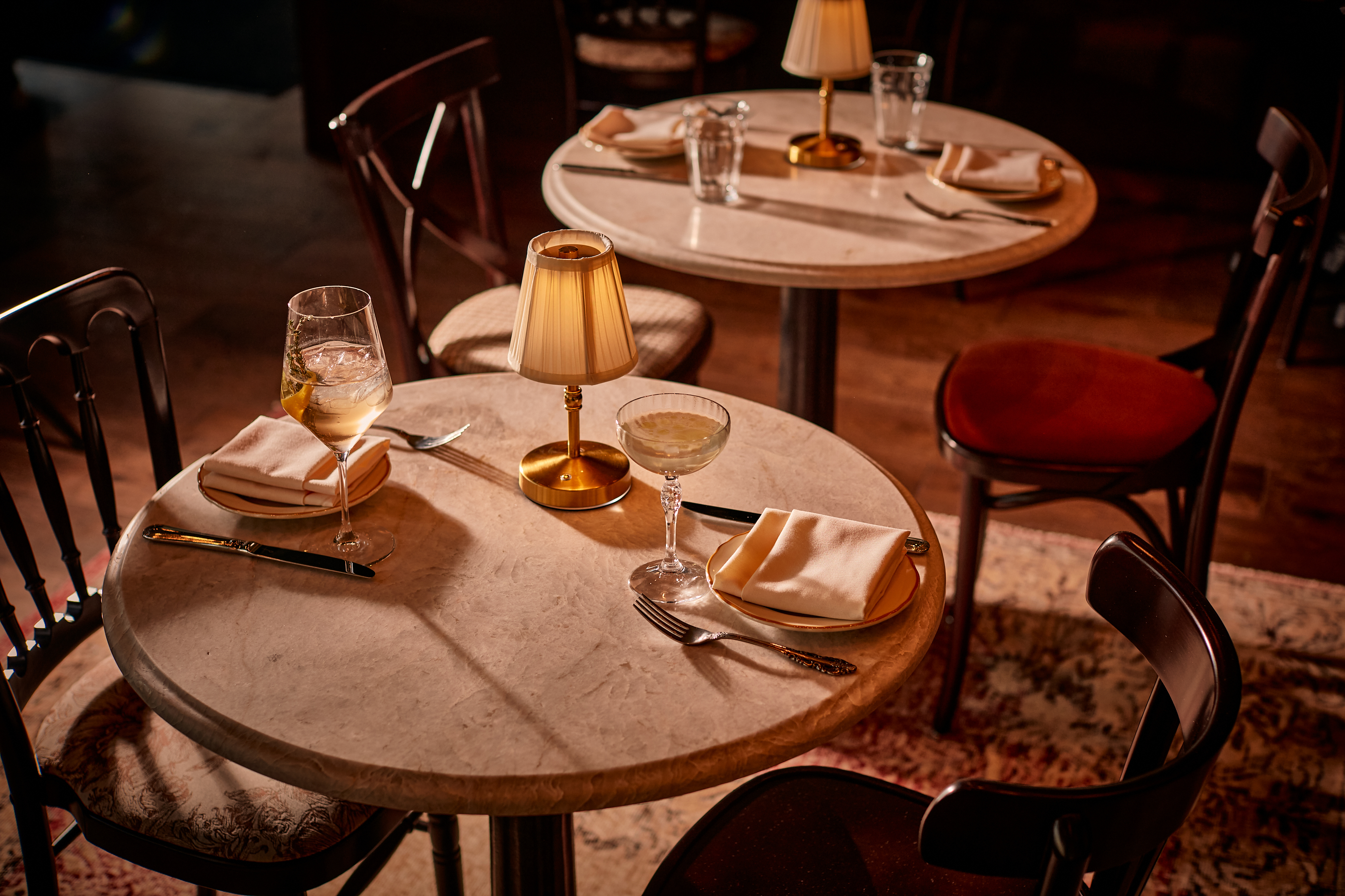 a dining room table