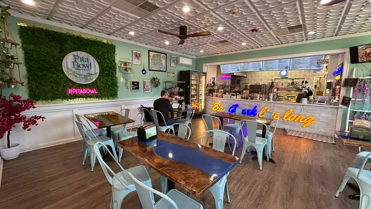 a room filled with furniture and a table