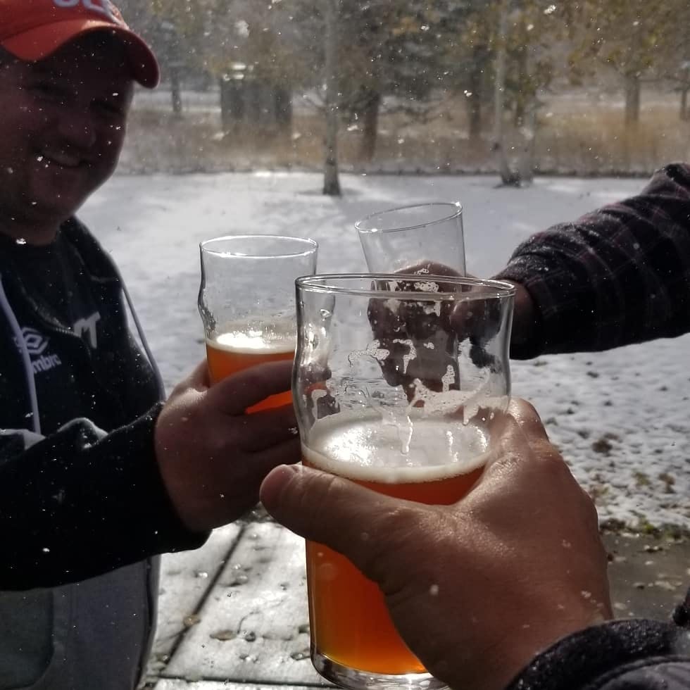 people drinking beer