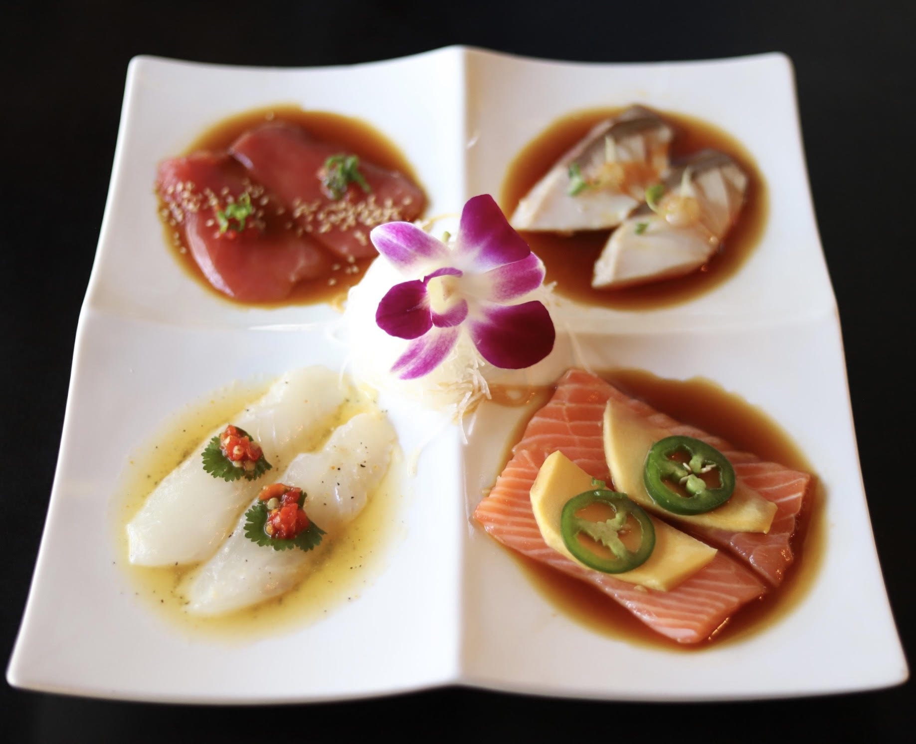 a bunch of food on a plate