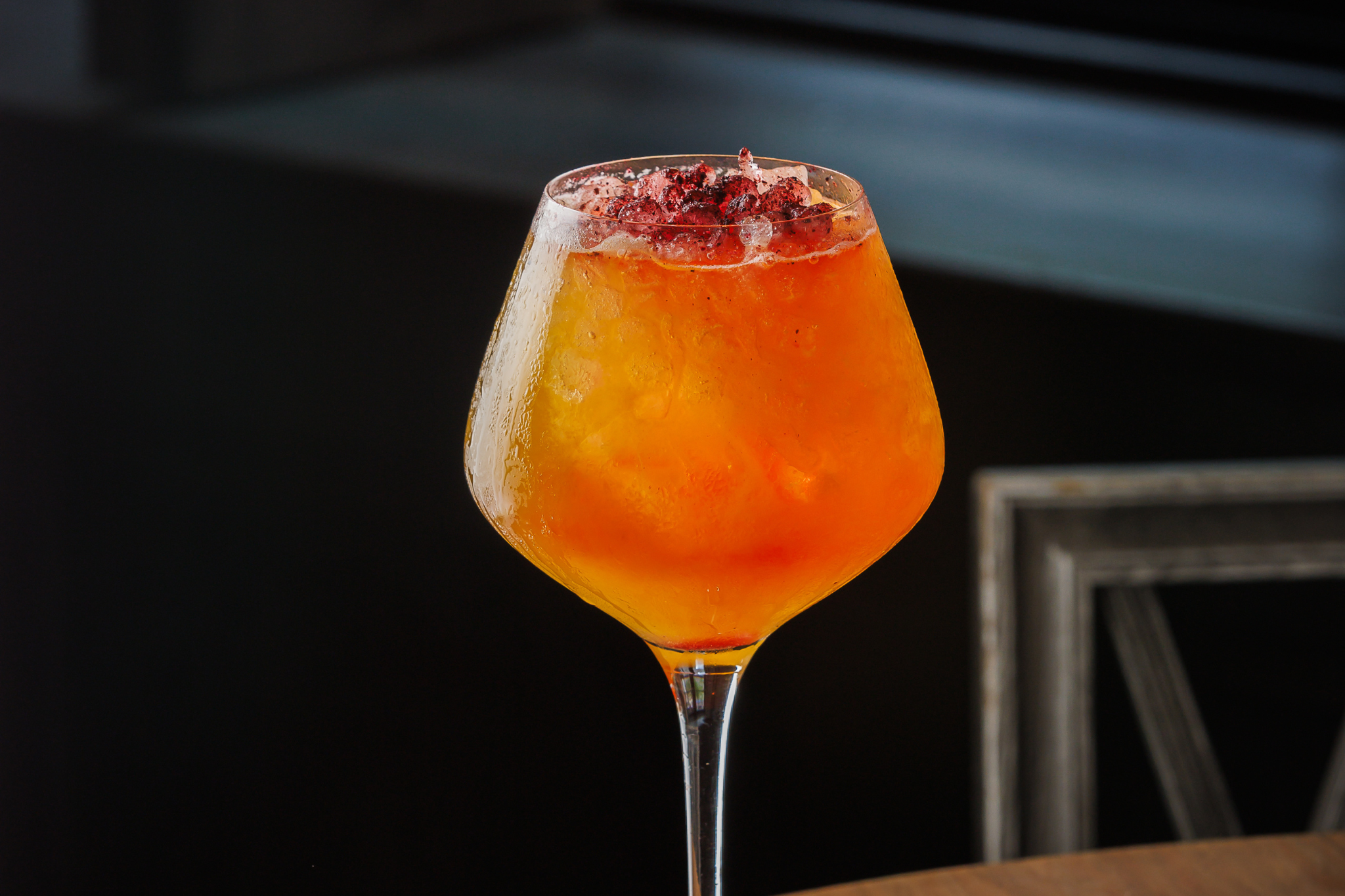 Parchita Cocchi Americano, passionfruit, lemon, pineapple, elderflower