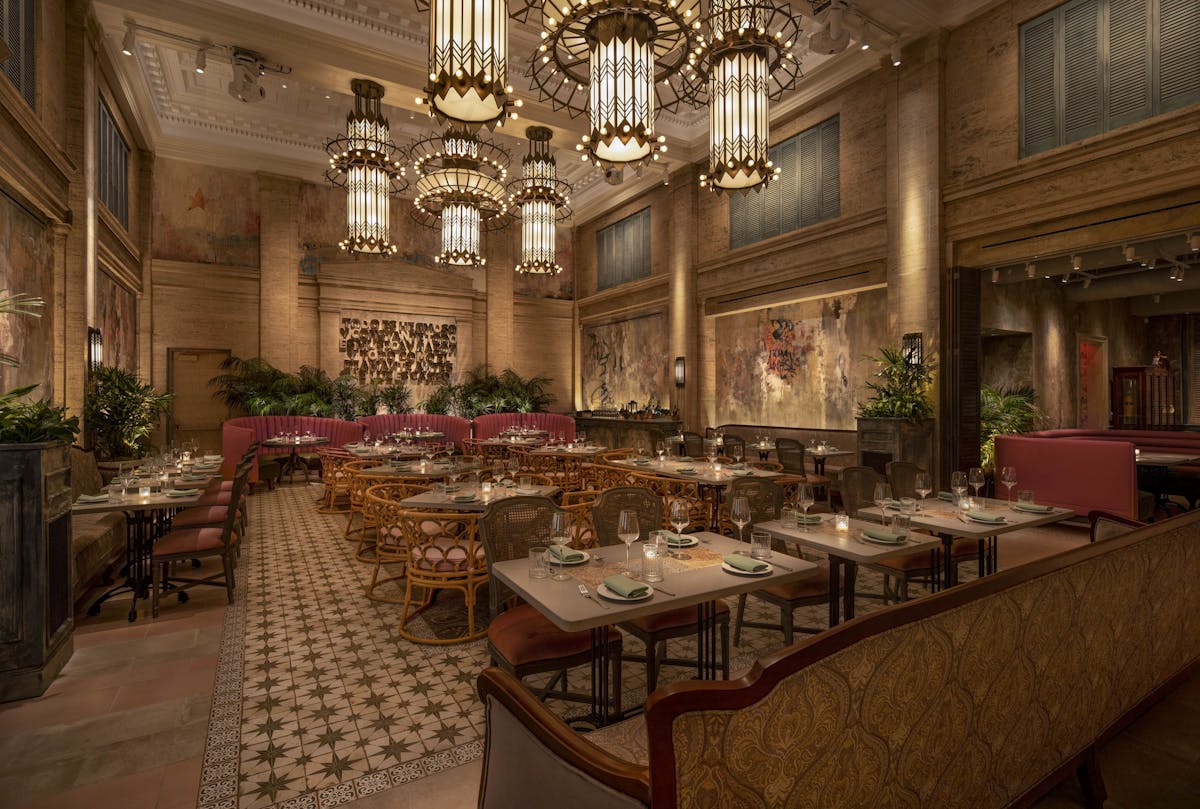a large room
